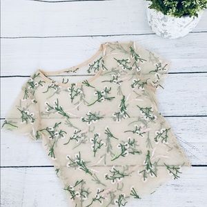 Urban Outfitters sheer crop top xs